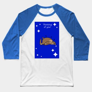 Thinking of You - Fat Sloth and Flat Sloth Baseball T-Shirt